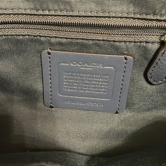 Coach Blue Leather Women's Bag - Picture 7 of 8